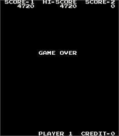Game Over Screen for Super Rider.