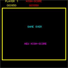Game Over Screen for Super Tank.