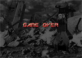 Game Over Screen for Survival Arts.