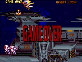 Game Over Screen for TH Strikes Back.