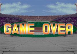 Game Over Screen for Taito Cup Finals.