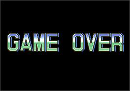 Game Over Screen for Taito Power Goal.
