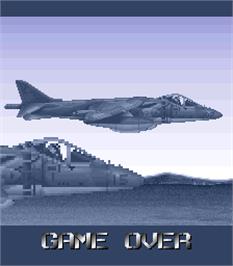 Game Over Screen for Task Force Harrier.