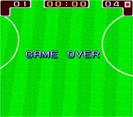 Game Over Screen for Tecmo World Cup '90.