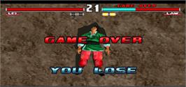 Game Over Screen for Tekken 3.