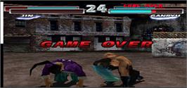 Game Over Screen for Tekken Tag Tournament.