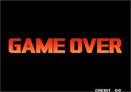 Game Over Screen for The King of Fighters '98 - The Slugfest / King of Fighters '98 - dream match never ends.
