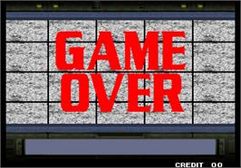 Game Over Screen for The King of Fighters '99 - Millennium Battle.