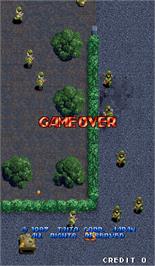 Game Over Screen for Thundercade / Twin Formation.