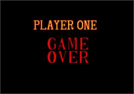 Game Over Screen for Top Player's Golf.