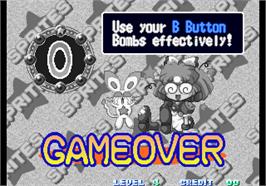 Game Over Screen for Twinkle Star Sprites.