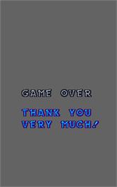 Game Over Screen for U.S. Classic.