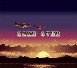 Game Over Screen for US AAF Mustang.