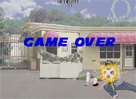 Game Over Screen for Under Fire.