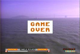 Game Over Screen for Us vs. Them.