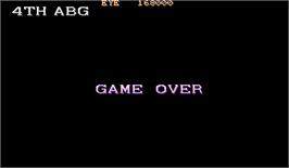 Game Over Screen for Violent Storm.