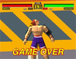 Game Over Screen for Virtua Fighter.