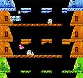 Game Over Screen for Vs. Ice Climber.