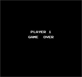 Game Over Screen for Vs. Pinball.