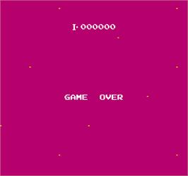Game Over Screen for Vs. Raid on Bungeling Bay.