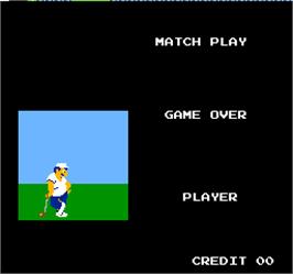 Game Over Screen for Vs. Stroke & Match Golf.