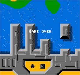 Game Over Screen for Vs. Super Xevious.