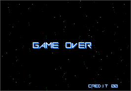 Game Over Screen for Vulcan Venture.