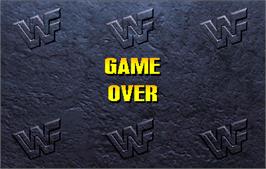 Game Over Screen for WWF: Wrestlemania.