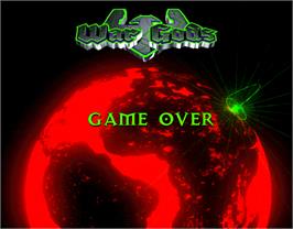 Game Over Screen for War Gods.