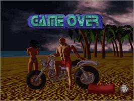 Game Over Screen for World Beach Volley.