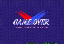 Game Over Screen for World Heroes Perfect.