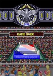 Game Over Screen for Wrestle War.