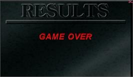 Game Over Screen for Zero Point.