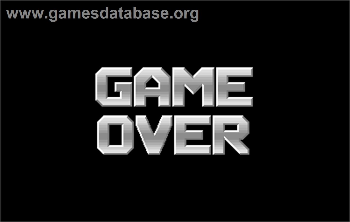 2 On 2 Open Ice Challenge - Arcade - Artwork - Game Over Screen
