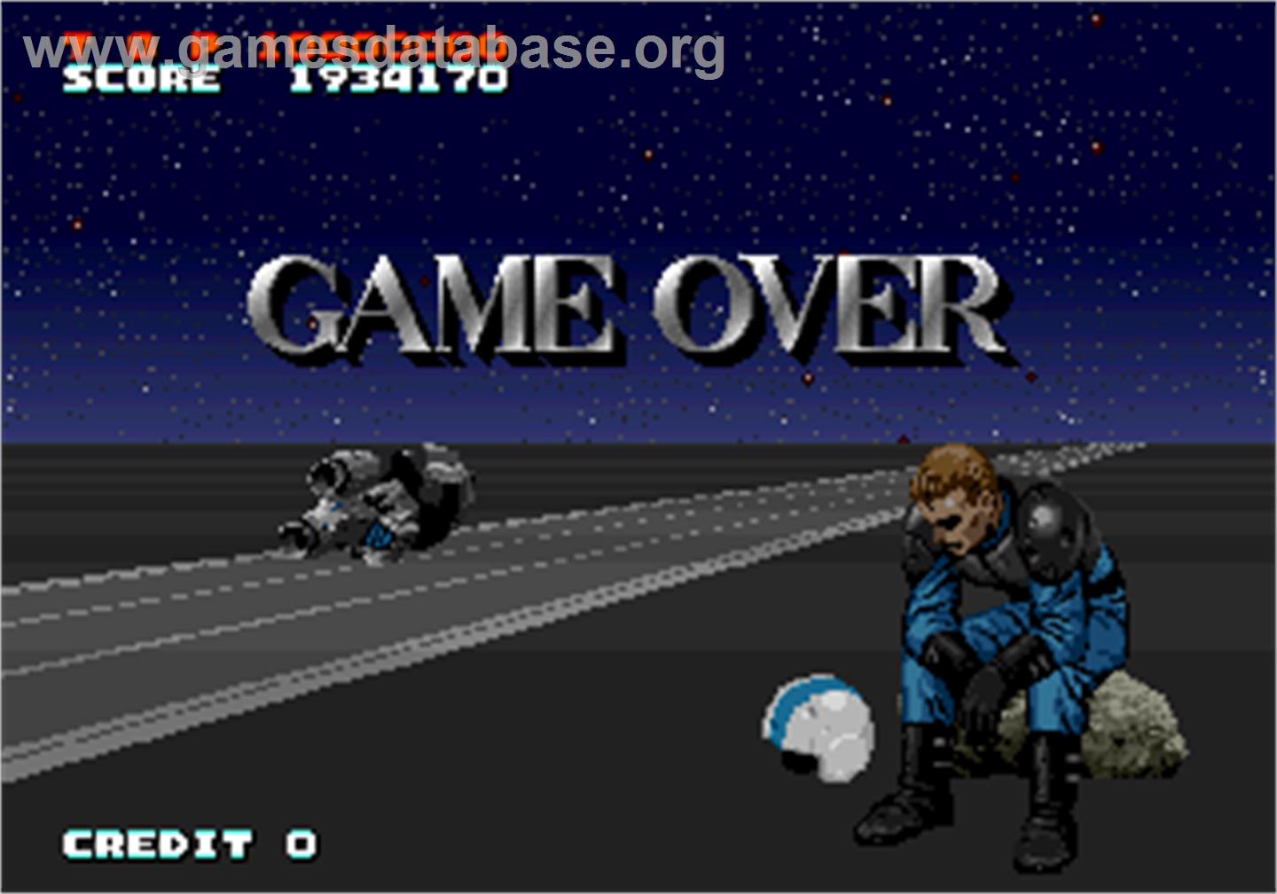 A.B. Cop - Arcade - Artwork - Game Over Screen