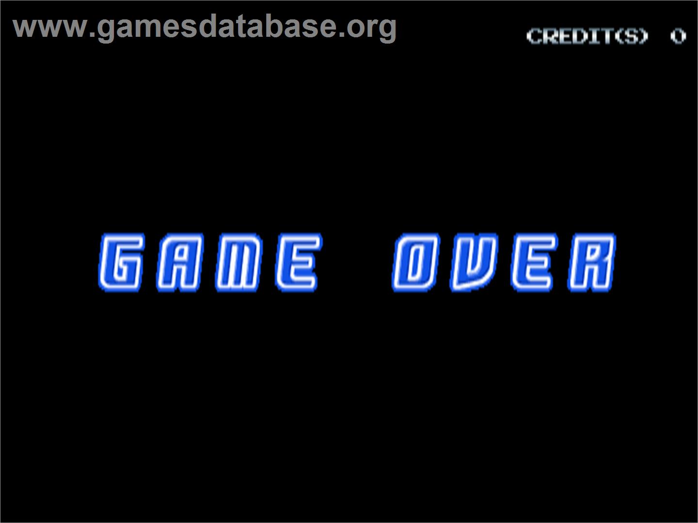 Aqua Rush - Arcade - Artwork - Game Over Screen