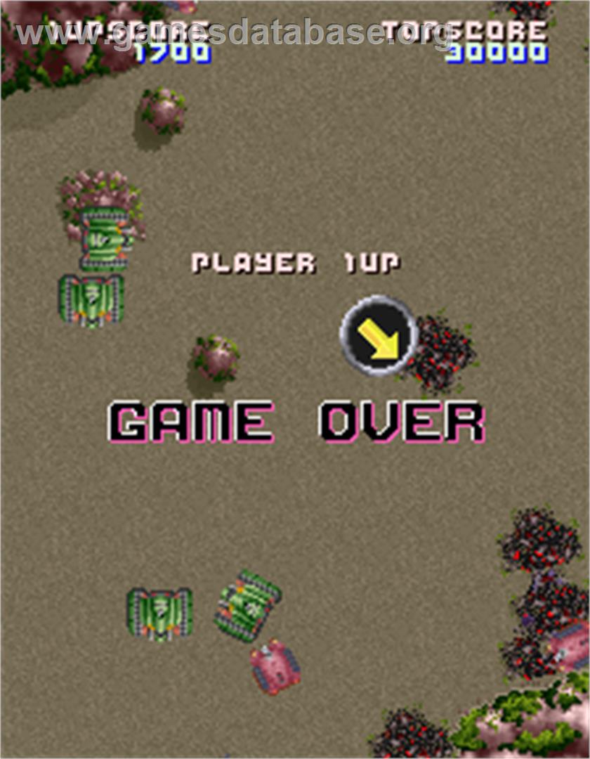 Assault Plus - Arcade - Artwork - Game Over Screen
