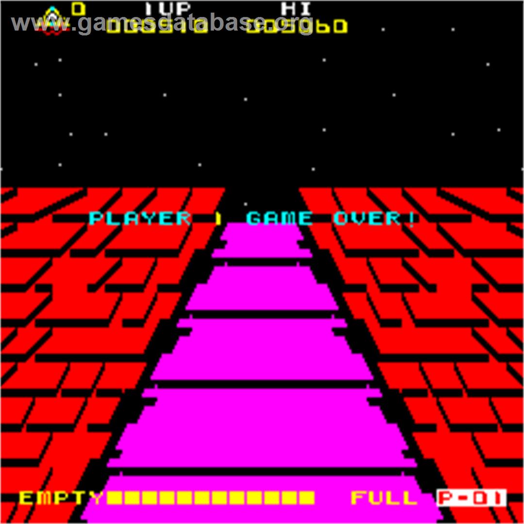 Astro Fantasia - Arcade - Artwork - Game Over Screen