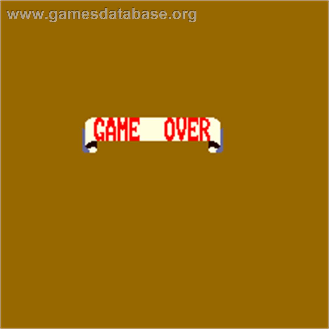 Bank Panic - Arcade - Artwork - Game Over Screen