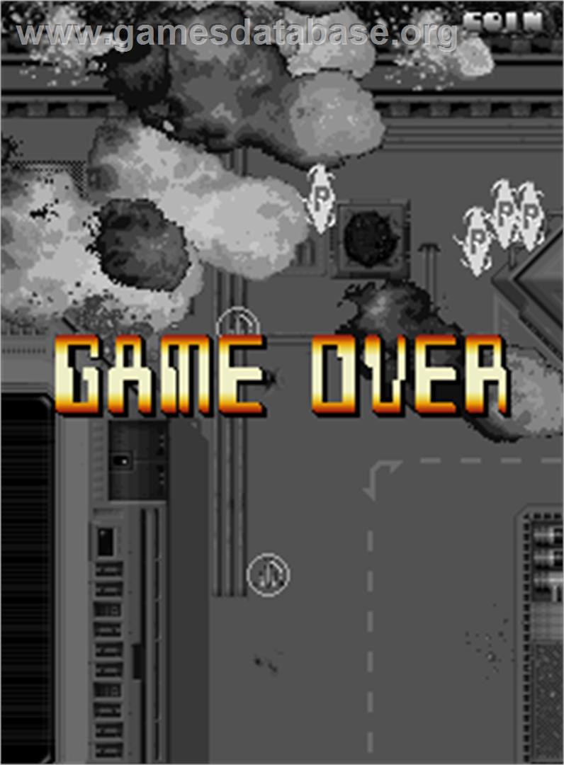 Baryon - Future Assault - Arcade - Artwork - Game Over Screen