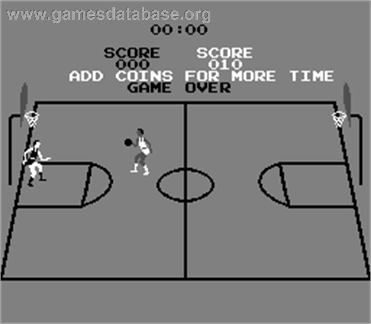 Basketball - Arcade - Artwork - Game Over Screen