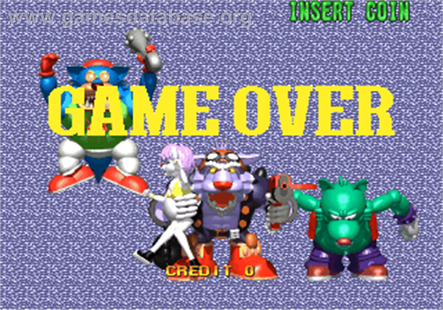 Battle Bubble - Arcade - Artwork - Game Over Screen