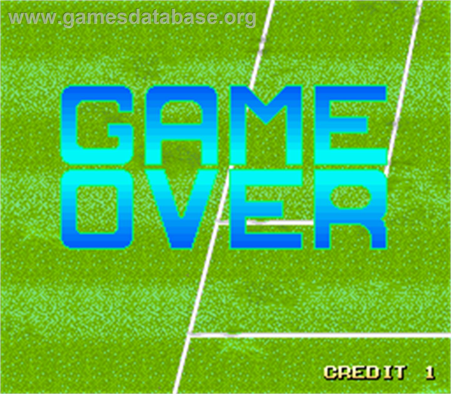 Best League - Arcade - Artwork - Game Over Screen