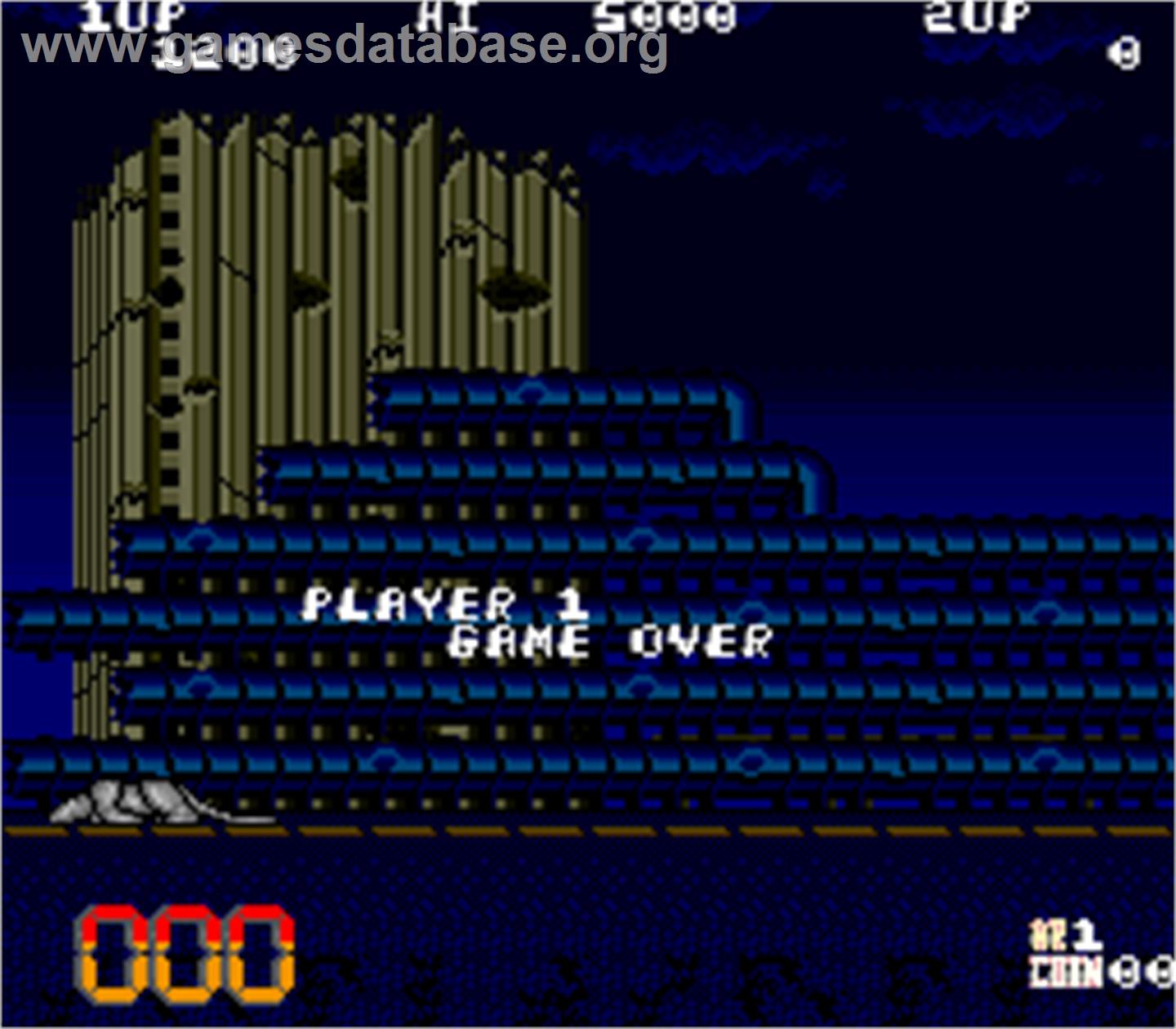 Black Panther - Arcade - Artwork - Game Over Screen