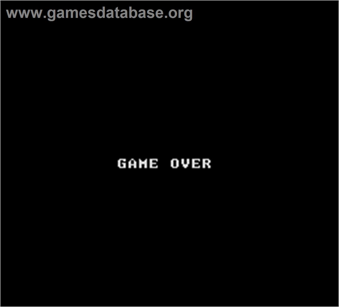 Bloody Wolf - Arcade - Artwork - Game Over Screen