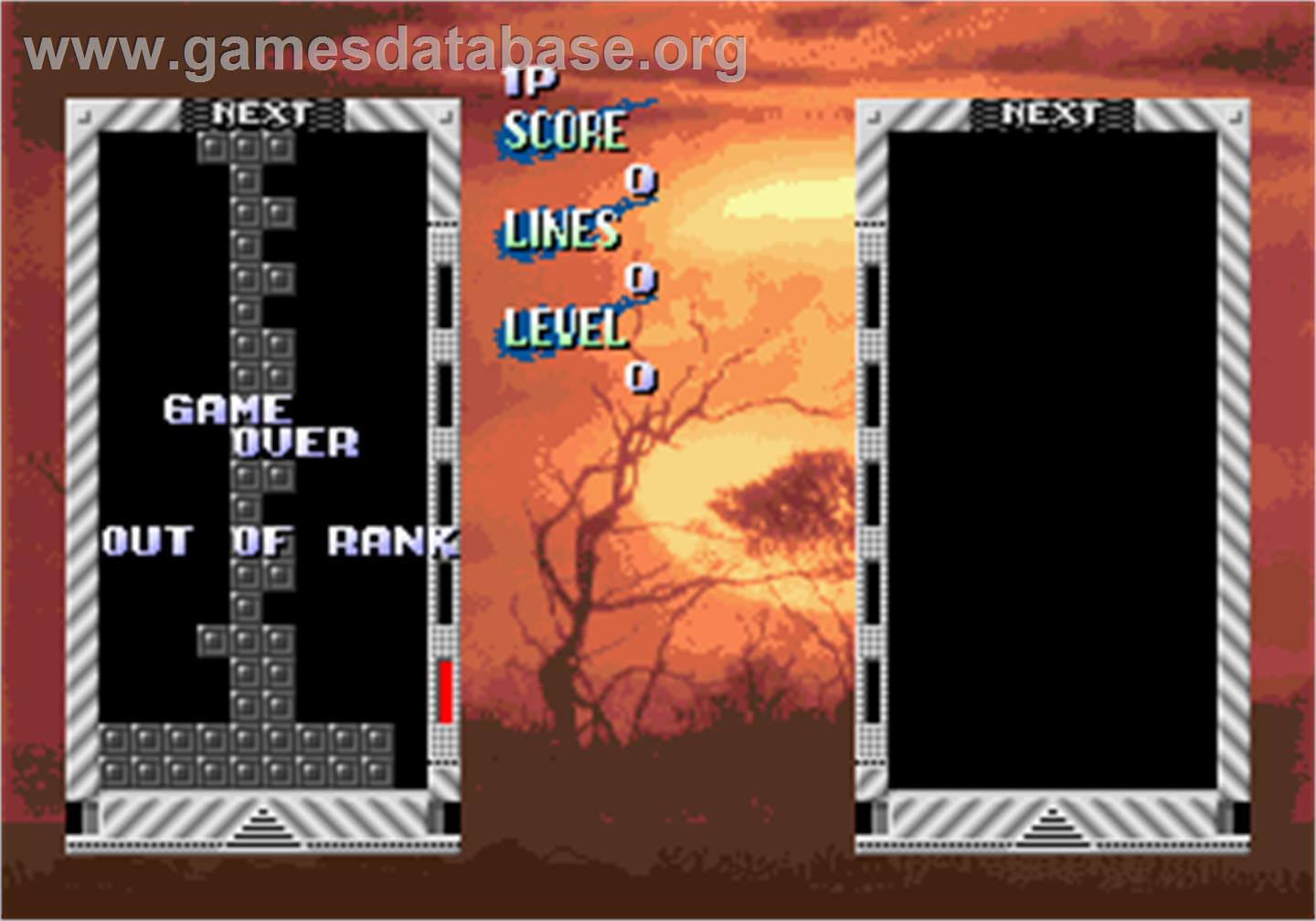 Bloxeed - Arcade - Artwork - Game Over Screen