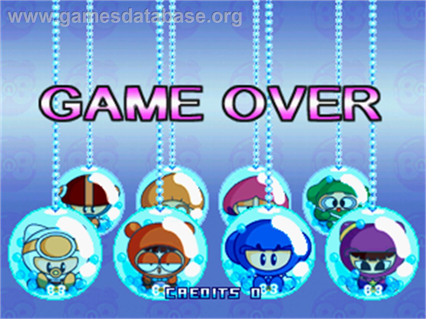 BnB Arcade - Arcade - Artwork - Game Over Screen