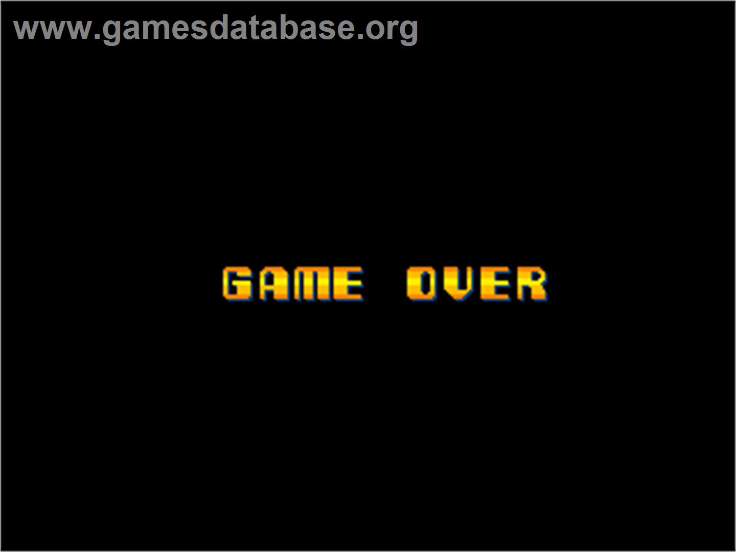 Bomber Man - Arcade - Artwork - Game Over Screen