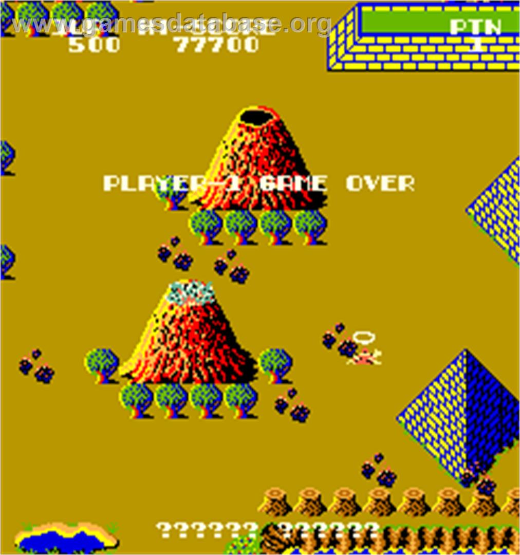Boomer Rang'r / Genesis - Arcade - Artwork - Game Over Screen