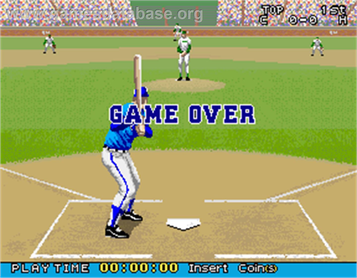 Bottom of the Ninth - Arcade - Artwork - Game Over Screen